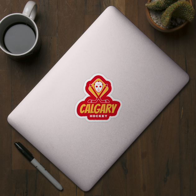 calgary flames hockey by BVHstudio